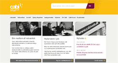 Desktop Screenshot of cabiweb.dk